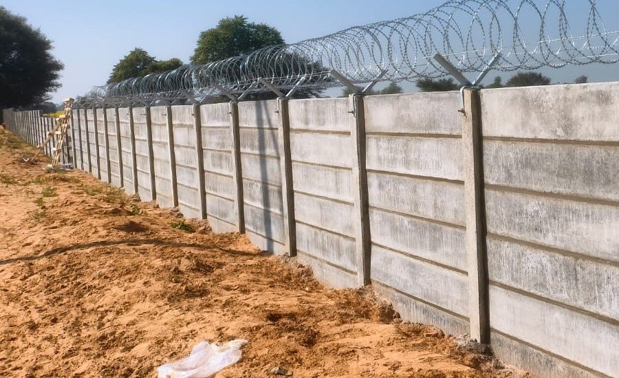 Precast boundary wall